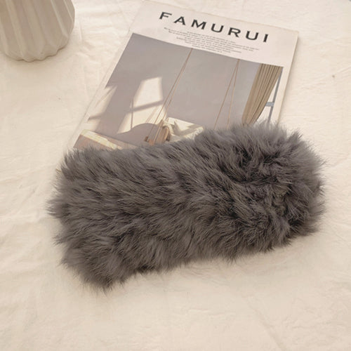 Fur hair band